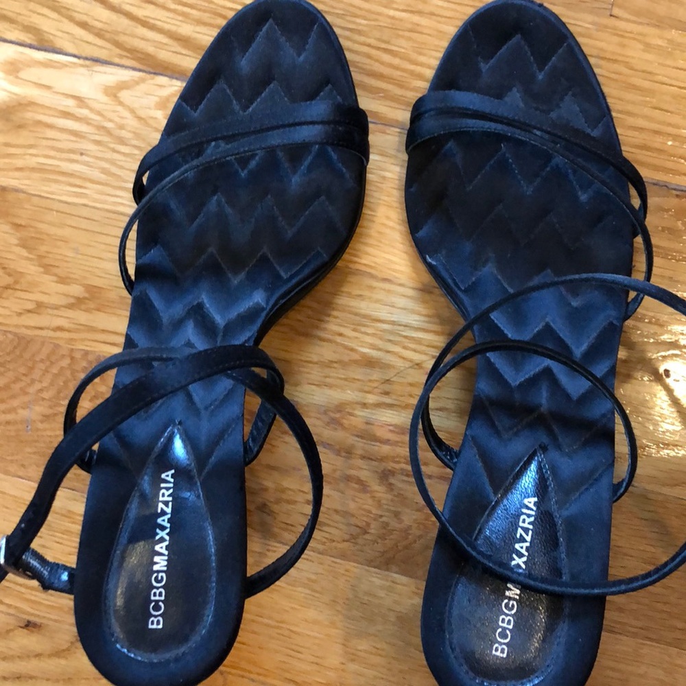 BCBG black cocktail heels